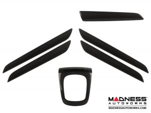 Audi Q3 Center Console Trim Kit - Carbon Fiber